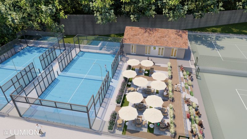 Terrasse, Padels seyssins